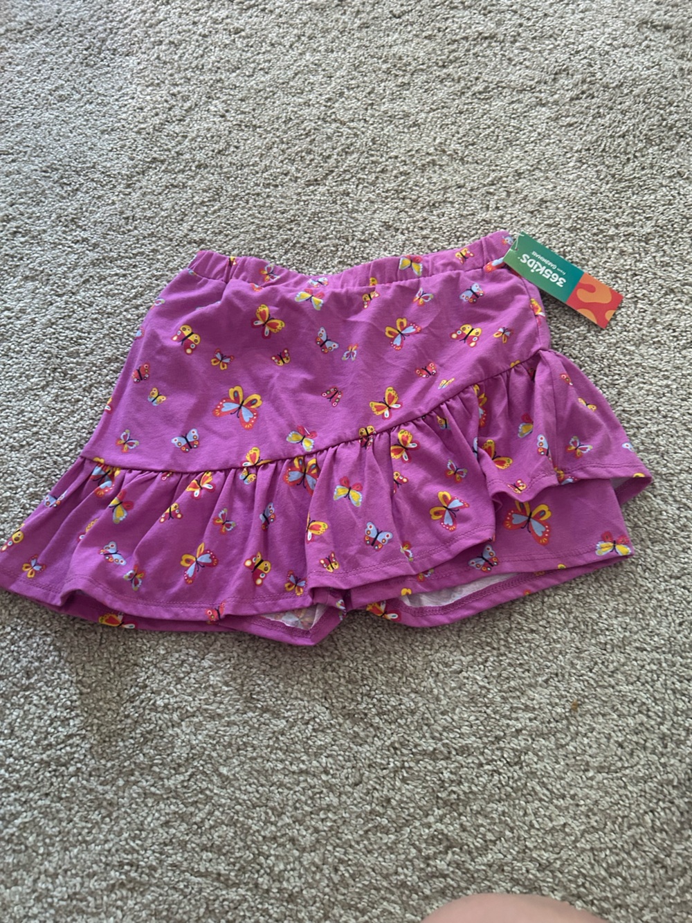 Garanimals Size 8 Butterfly Ruffled Skort NWT